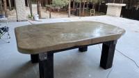 Каменный гранитный терассный стол - Экипировка для единоборств