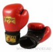 Перчатки боксерские РЭЙ-СПОРТ лБ52LК10/ натуральная кожа,L , 10 унций,красный,синий,черный - Экипировка для единоборств