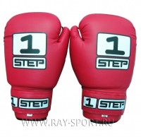 Перчатки для бокса и кикбоксинга РЭЙ-СПОРТ лБ5стИ4/искусственная кожа , красный, синий, черный, 4унции - Экипировка для единоборств