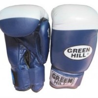 Перчатки боксерские Green Hill "SUPER STAR" BGS-1213A 10 унций, нат.кожа c/AIBA                - Экипировка для единоборств