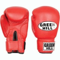 Перчатки боксерские Green Hill "SUPER STAR" BGS-1213C 10 унций, нат.кожа без/AIBA                 - Экипировка для единоборств