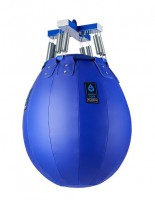 Водоналивная боксерская груша BIG WATER PEAR FILIPPOV из лодочного материала, синяя 65см/50см/65-70кг - Экипировка для единоборств